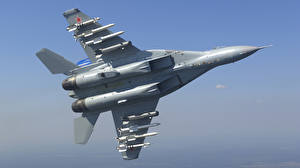 Fotos Flugzeuge Jagdflugzeug RSK MiG-35