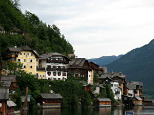 Bilder Österreich Hallstatt Wolke Städte