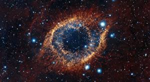 Sfondi desktop Nebulose nello spazio Stelle NGC 7293 Spazio_cosmico