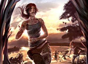 Bureaubladachtergronden Tomb Raider Tomb Raider 2013 Lara Croft Jonge_vrouwen