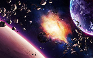 Картинки Астероиды Космос