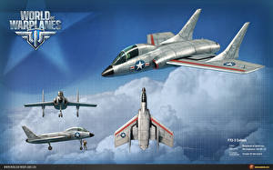 Fondos de escritorio World of Warplanes F7U 3 Cutlass Aviación