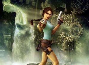 Bureaubladachtergronden Tomb Raider Tomb Raider Anniversary Lara Croft Jonge_vrouwen