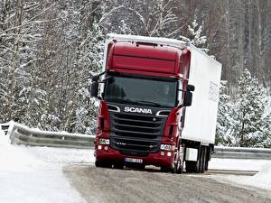Bakgrunnsbilder Scania Lastebil R730 bil