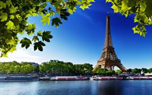 Fondos de escritorio Francia Torre Eiffel París  Ciudades