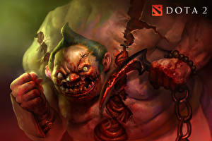 Tapety na pulpit DOTA 2 Pudge Gry_wideo