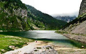 Fotos See Slowenien Kobarid Krnsko jezero Natur