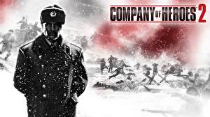 Fonds d'écran Company of Heroes Company of Heroes 2 Soldat Neige