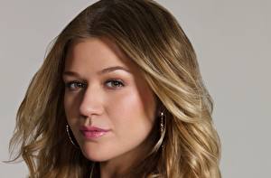 Pictures Kelly Clarkson Eyes Glance Face Earrings Hair Music Celebrities Girls