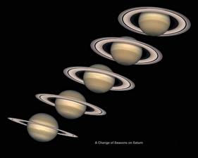 Bureaubladachtergronden Planeet Saturnus Planeet ringen Ruimte