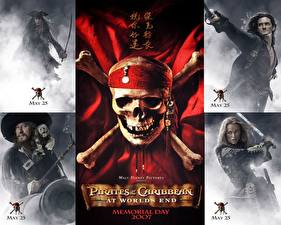 Bakgrundsbilder på skrivbordet Pirates of the Caribbean Pirates of the Caribbean: Vid världens ände Filmer