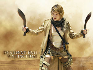 Fondos de escritorio El huésped maldito Resident Evil: extinción Milla Jovovich Película
