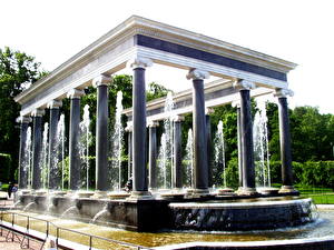 Wallpaper St. Petersburg Fountains